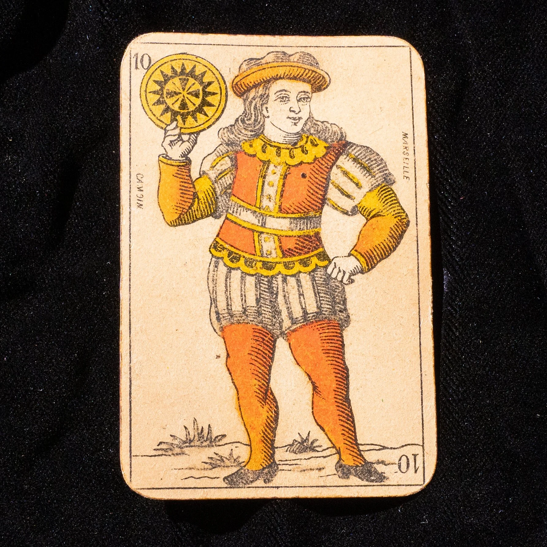 c. 1900 – A Court Card from the Spanish Fortune-Teller's Pack